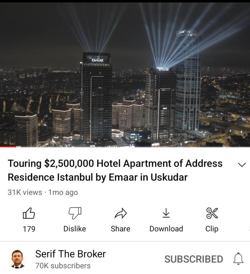 Serviced Luxurious 3+1 In Address Emaar Square Istanbul Luaran gambar